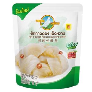 ผักกาดดองเผ็ดหวาน ตรานกพิราบ