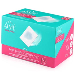 สำลี Aime Less Toner Cotton Pad