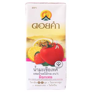 ดอยคำ น้ำมะเขือเทศผสมน้ำผลไม้รวม 98%