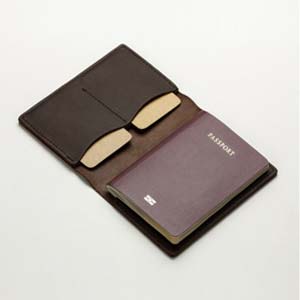 ปกใส่พาสปอร์ตหนังแท้ labrador Passport case s#2 (LAS066)
