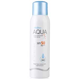 สเปรย์กันแดด MISTINE AQUA BASE SUNSCREEN BODY SPRAY