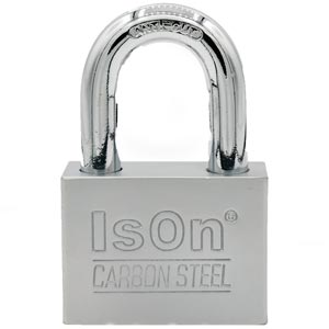ISON กุญแจเหล็กคาร์บอน งวงกันคีมตัด ป้องกันกุญแจผี รุ่น 899 CS