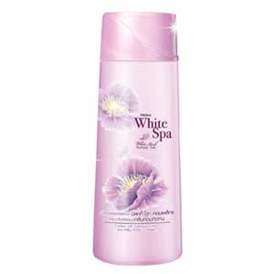 Mistine แป้งฝุ่นหอมทาตัว White Spa White Musk Perfumed Talc