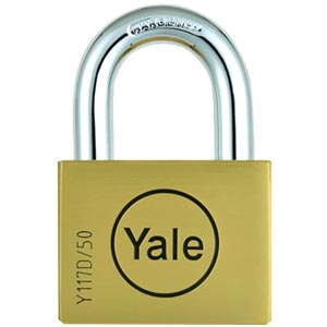 YALE เยล กุญแจลูกปืนคล้องห่วงสั้น 50 มม. รุ่น BD50