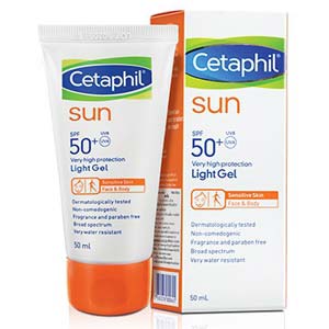 ครีมกันแดดผู้ชาย Cetaphil Sun SPF 50+ PA++++ Light GEL