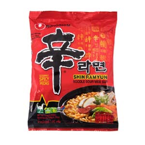 Nong shim Shin Ramyun นงชิม ชินรามยอน รสเผ็ด