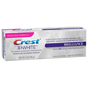 ยาสีฟัน Crest 3D White Brilliance Toothpaste