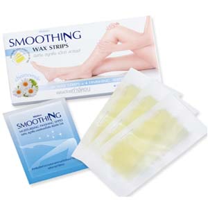 แผ่นแว๊กซ์กำจัดขน Mistine Smoothing Wax Strips 20 pcs