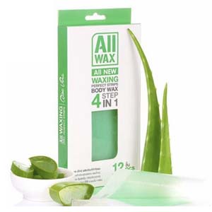 All Wax แวกซ์กำจัดขน (สีเขียวเข้ม กลิ่นว่านหางจระเข้)