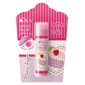 ลิปมันเปลี่ยนสี KA Magic Lip Balm Butter Cake SPF20 PA+++