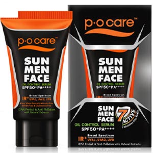 ครีมกันแดดผู้ชาย P.O CARE Sun Men Face SPF50+ PA++++