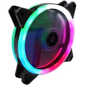 พัดลมคอมฯ ไฟสี RGB Coolmoon รุ่น Double Aperture
