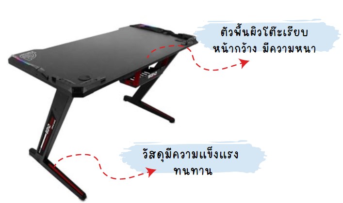 โต๊ะคคอม โต๊ะเเกมมิ่ง คอมพิวเตอร์ เล่นเกมส์ ผู้ชาย บ้าน