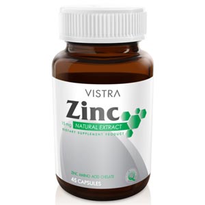 อาหารเสริมซิงค์ Vistra Zinc