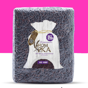 ข้าวกล้องไรซ์เบอรี่ Riceberry ตราหอมผกา บรรจุ  1 กิโลกรัม