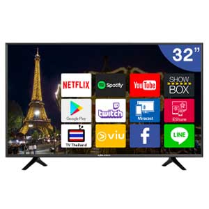 ทีวีจอแบน Worldtech Android TV ขนาด 32 นิ้ว