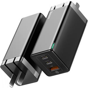Baseus หัวชาร์จไว GaN 65w Adapter Mini Quick Charger type C