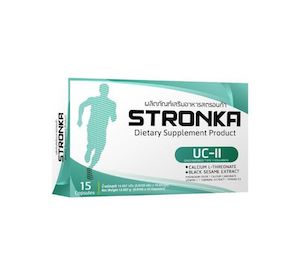 STRONKA สตรอนก้า อาหารเสริมบำรุงกระดูกและข้อ ขนาดกล่องเล็ก 15 แคปซูล