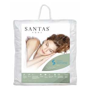 ผ้านวม DUVET SANTAS DUPONT SORONA 86X90 นิ้ว สี WHITE