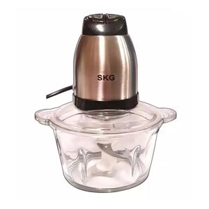SKG รุ่น SK-6619 เครื่องบดสับเนื้อไฟฟ้า เครื่องปั่นเนื้ออเนกประสงค์ ปรับระดับได้ โถแก้วขนาด 2 ลิตร