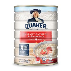 Quaker เควกเกอร์ ข้าวโอ๊ตปรุงสำเร็จ