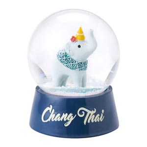 CENTRAL SOUVENIR ลูกแก้วหิมะ ของที่ระลึก สโนว์บอลช้างไทย
