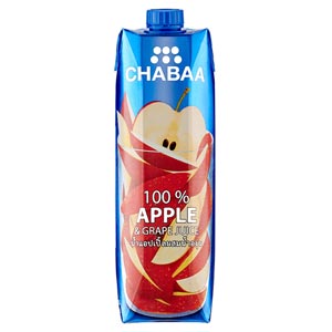 CHABAA น้ำแอปเปิ้ล 100%