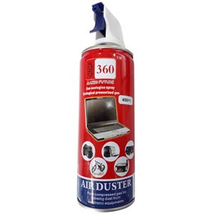 Giga 360 Air Duster for PC and Laptop สเปรย์ลมกำจัดฝุ่น แห้งเร็ว กำจัดฝุ่นออกได้หมดจด