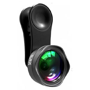 เลนส์ LIEQI LQ PRO-182 2in1 เลนส์ 0.6X Wide Angle และ 15X Macro ใช้กับมือถือและแท็บเล็ต