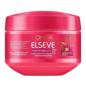 L'oreal Paris Elseve Keratin Smooth Perfecting Mask มาสก์บำรุงเส้นผม