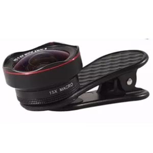 LieQi LQ-046 2IN1 WIDE + Macro คลิปเลนส์มือถือมุมกว้าง และ มาโครสำหรับถ่ายใกล้ สีดำ
