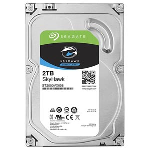 SEAGATE Skyhawk 2TB Hard Disk Surveillance ฮาร์ดดิสก์ สำหรับ CCTV รุ่น ST2000VX008