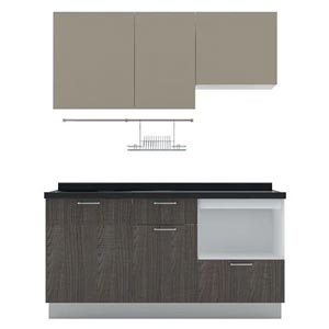 ครัวไม้สำเร็จ STARMARK MONI166B_L_B