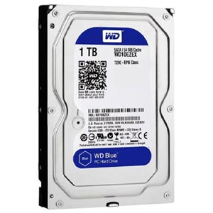 WD Blue 1TB ฮาร์ดดิสก์ สำหรับ Desktop PC 3.5 นิ้ว รุ่น WD10EZEX