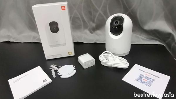 อุปกรณ์ภายในกล่อง ของ Mi 360 ° 2K Pro