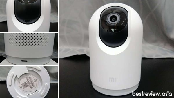ตำแหน่งต่าง ๆ บนกล้อง Mi 360 ° 2K Pro