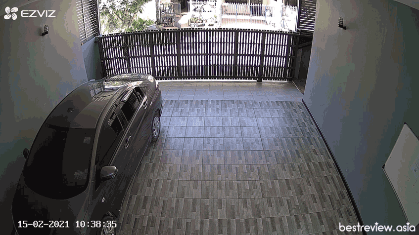 ภาพที่บันทึกจาก EZVIZ IP Camera 1080P รุ่น C3N