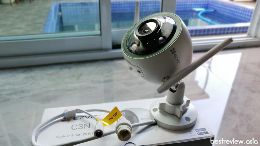 ดีไซน์ของกล้องวงจรปิด Ezviz C3N