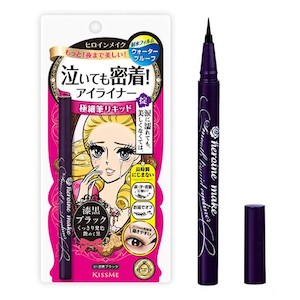 KISS ME คิสมี สมูท ลิควิด อายไลเนอร์ สูตรกันน้ำ 01-Jet Black