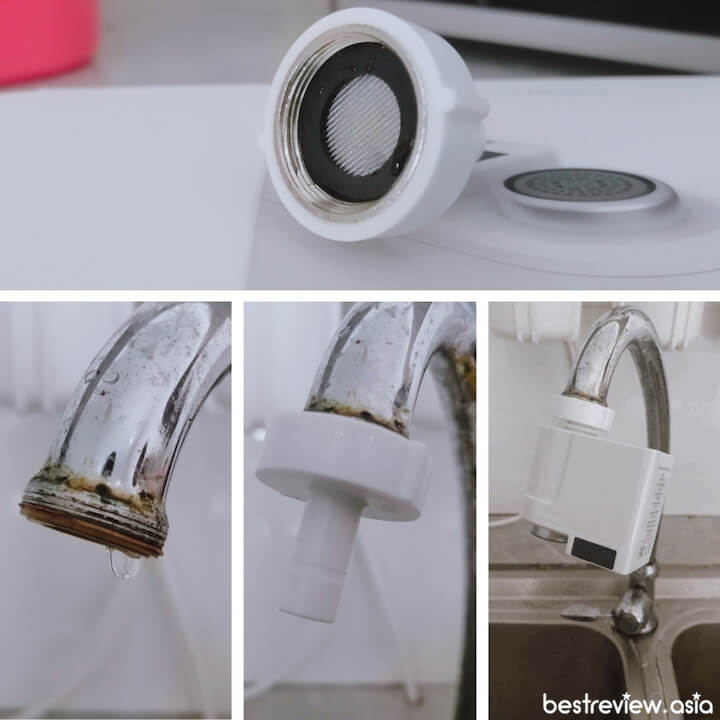 ขั้นตอนการติดตั้ง Xiaomi Xiaoda Automatic Water Saver Tap