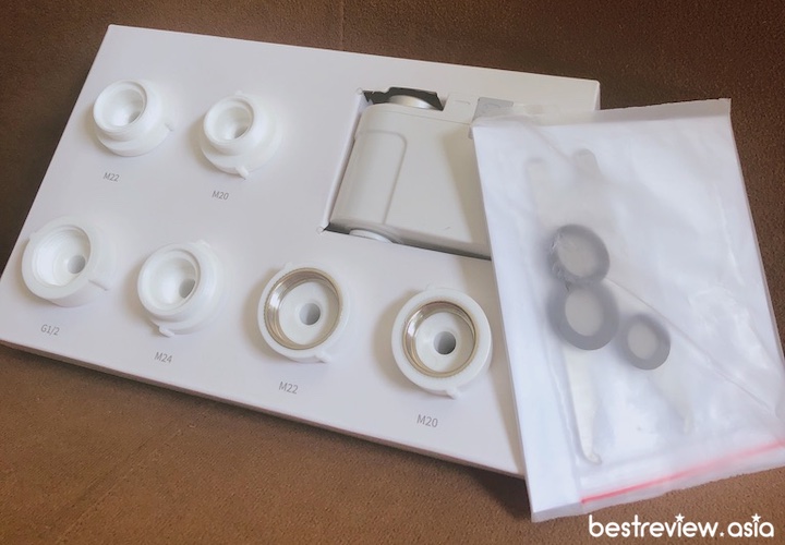 อุปกรณ์ภายในกล่อง Xiaomi Xiaoda Automatic Water Saver Tap