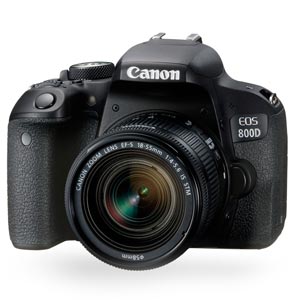 Canon EOS 800D kit 18-55 ​mm.