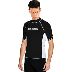 เสื้อกีฬาทางน้ำ CRESSI RASH GUARD SHORT SLEEVE MAN