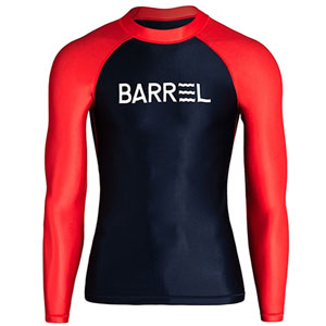 ชุดว่ายน้ำแขนยาว BARREL MEN ODD RASHGUARD - DEEP NAVY