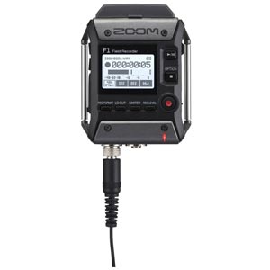 Zoom F1-LP Field Recorder with Lavalier Microphone เครื่องบันทึกเสียง