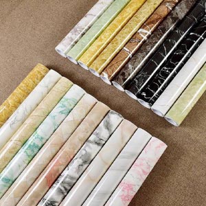 วอลล์เปเปอร์ลายหินอ่อน PVC