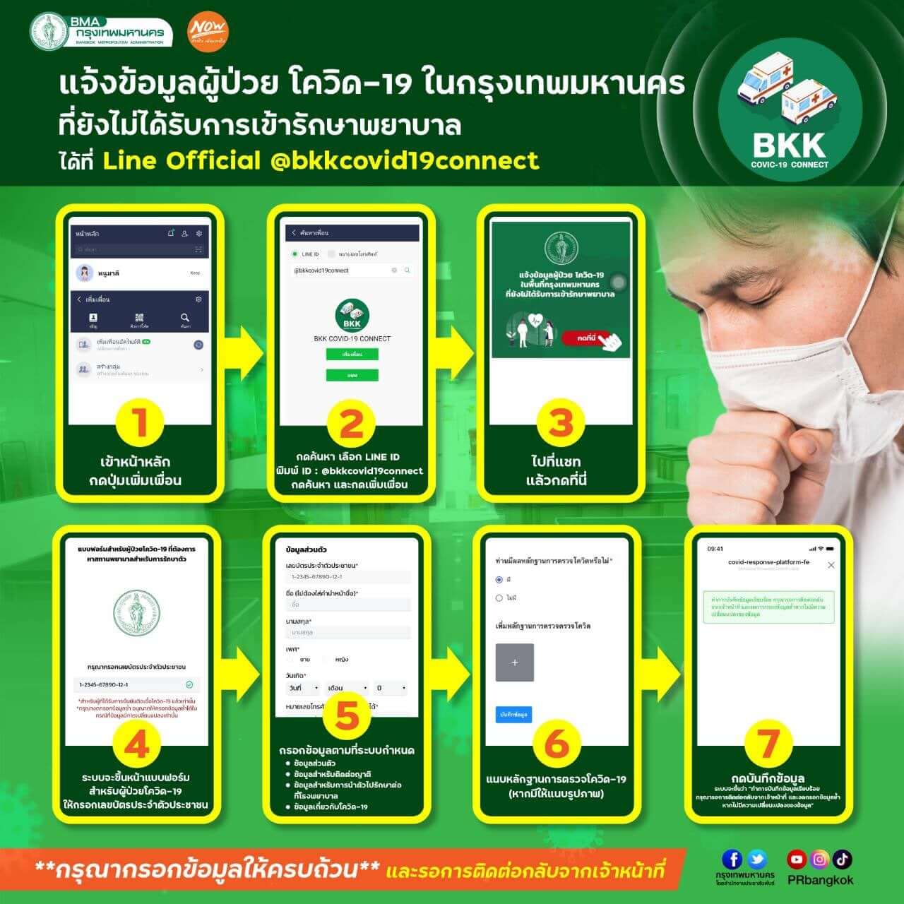 ระบบคัดกรอง COVID-19 ของ กรุงเทพมหานคร