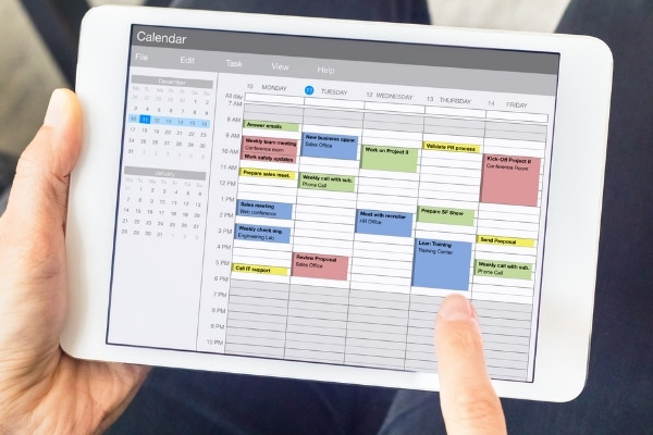 จัดตารางเวลาให้เป็นระบบ