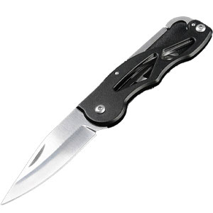 XtivePro Pocket Knife Skeleton Silver/black มีดพกพา พับได้