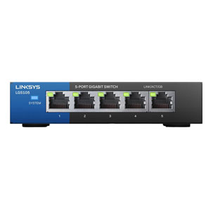ตัวเพิ่มสายแลน Linksys รุ่น LGS105